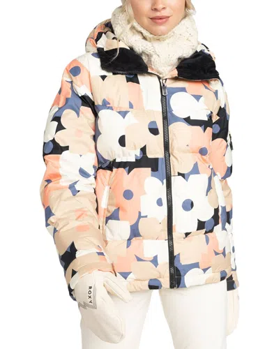 Roxy Alofted Puffy Jacket In Blue