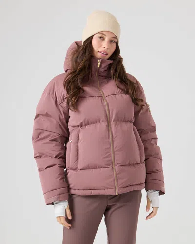 Roxy Alofted Puffy Jacket In Pink