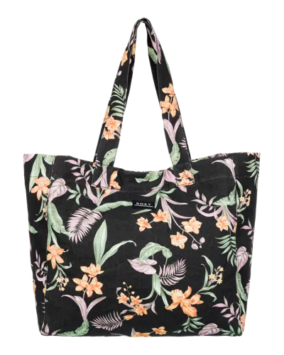 Roxy Anti Bad Vibes Tote Bag In Green