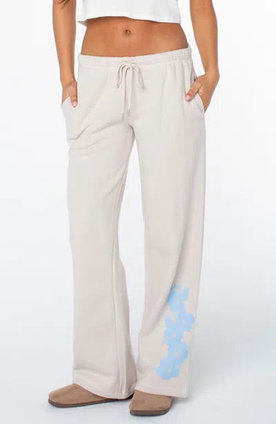 Roxy Ariel Wide Leg Pants In Neutral