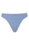 Roxy Aruba High Leg Cheeky Bikini Bottoms In Infinity Blue