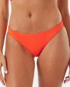 Roxy Aruba Hipster Full Bikini Bottom In Red