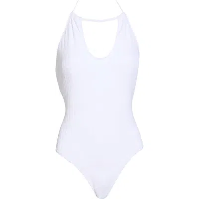 Roxy Aruba One-piece Swimsuit In Bright White