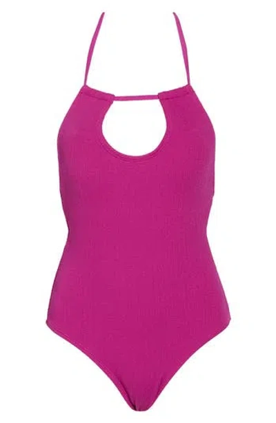Roxy Aruba One-piece Swimsuit In Wild Aster Pink