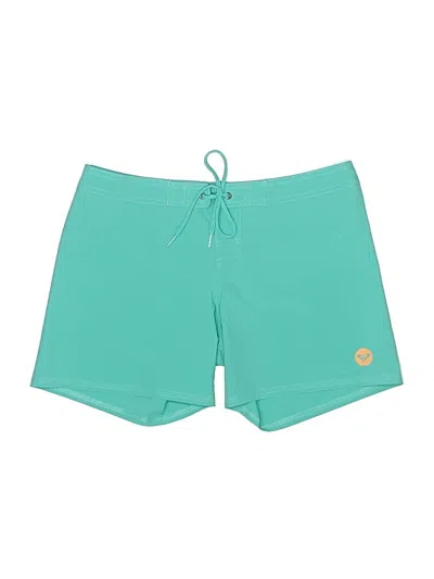 Pre-owned Roxy Athletic Shorts In Teal