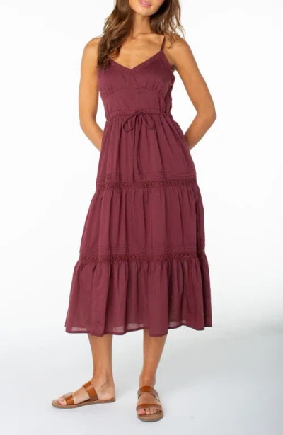 Roxy Azalea Cotton Midi Sundress In Multi