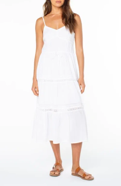 Roxy Azalea Cotton Midi Sundress In White