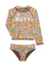 Roxy Baby Girl's & Little Girl's 2-piece Floral Swim Set