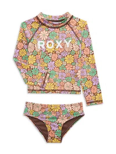 Roxy Kids'  Baby Girl's & Little Girl's 2-piece Floral Swim Set