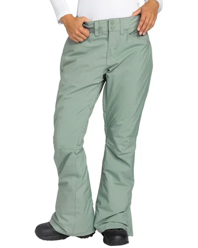 Roxy Backyard Snow Pant In Green