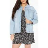 Roxy Beach Babe Denim Jacket In Blue