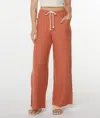 Roxy Beach Breeze Split Hem Pants In Brown