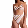 Roxy Beach Classic High Waist Panty In Multi In Multi