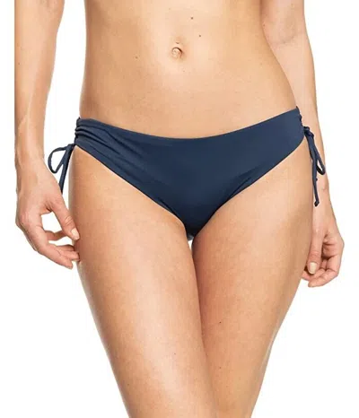 ROXY BEACH CLASSICS BIKINI BOTTOM WOMEN'S BLUE HIPSTER SIDE TIE SWIMWEAR ERK1122