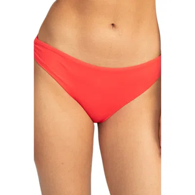 Roxy Beach Classics Hipster Bikini Bottoms In Orange