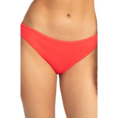 Roxy Beach Classics Hipster Bikini Bottoms In Hibiscus
