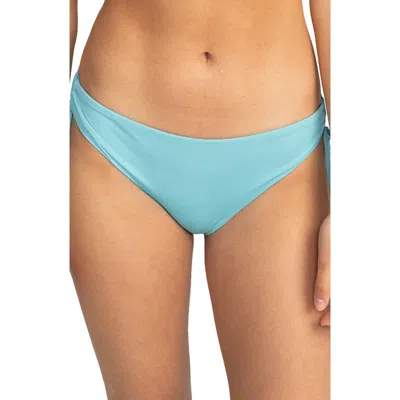 Roxy Beach Classics Hipster Bikini Bottoms In Blue