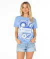 Roxy Beach Things Tee In Blue