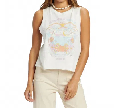 Roxy Beachy Days 2.0 Tank Top In Snow White