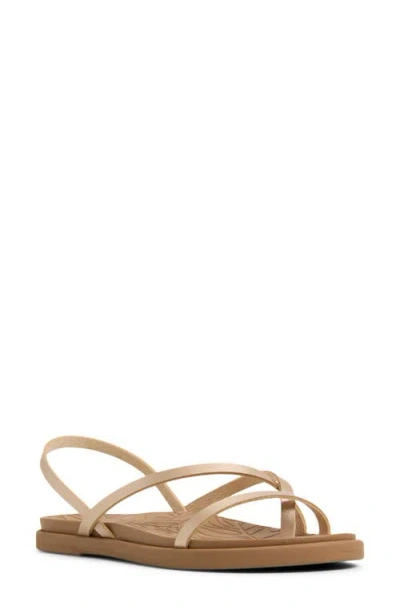 Roxy Bellagio Strappy Sandal In Brown