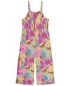 Roxy Big Girls Coastal Life Jumpsuit In Lilac Chiffon