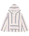 Roxy Big Girls Daydreamin Striped Terry Baja Hoodie In Lilac Chiffon