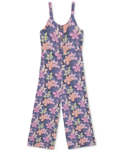 Roxy Kids' Big Girls Last Day Of Disco Printed Jumpsuit In Wild Wind