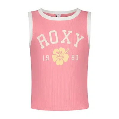 Roxy Big Kid Girls Crew Neck Sleeveless Tank Top In Multi