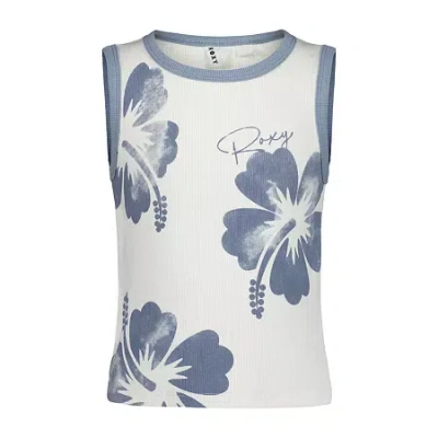 Roxy Big Kid Girls Crew Neck Sleeveless Tank Top In Multi