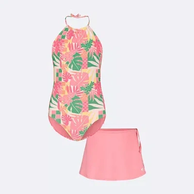 Roxy Big Kid Girls One Piece+cover-ups In Multi