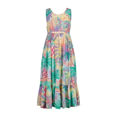 Roxy Big Kid Girls Sleeveless Sundress In Multi