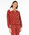Roxy Big Smoke Jacket In Red