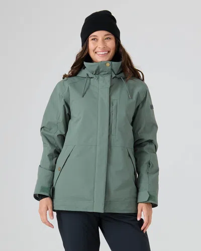 Roxy Billie Jacket In Green