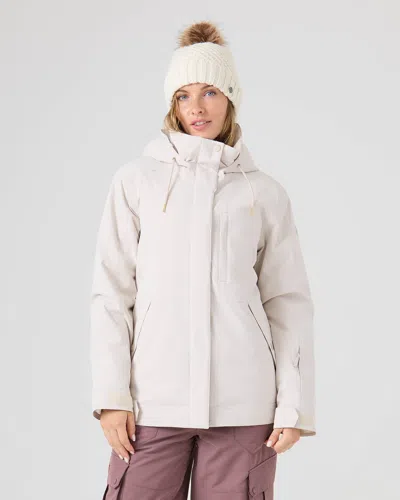 Roxy Billie Jacket In Neutral