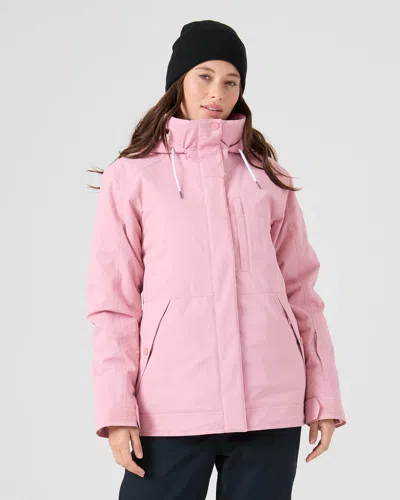 Roxy Billie Jacket In Pink