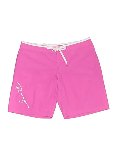 Pre-owned Roxy Board Shorts In Pink