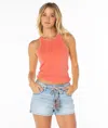 Roxy Boardwalk Tank In Gray