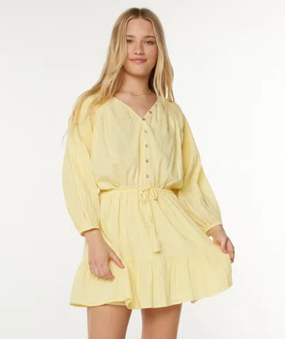 Roxy Bright Lotus Mini Dress In Green