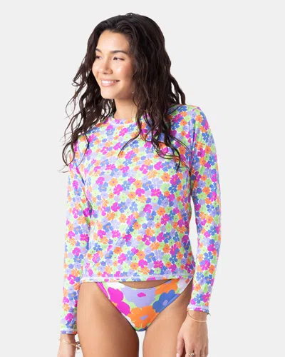 Roxy California Dreamin Sea Skippin Rashguard In Multi