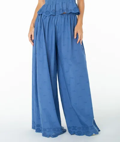 Roxy Cambria Pant In Dutch Blue Solid