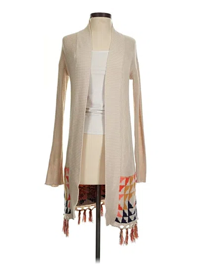 Pre-owned Roxy Cardigan Sweater In Brown