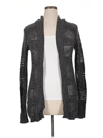 Pre-owned Roxy Cardigan Sweater In Gray