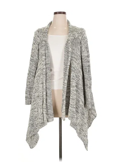 Pre-owned Roxy Cardigan Sweater In Gray
