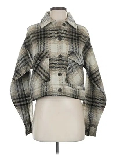 Pre-owned Roxy Cardigan Sweater In Gray