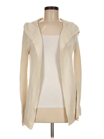 Pre-owned Roxy Cardigan Sweater In Ivory