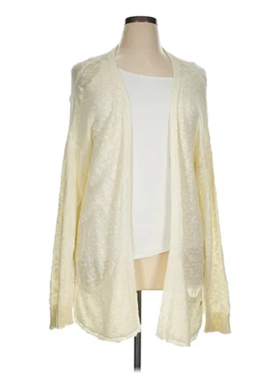 Pre-owned Roxy Cardigan Sweater In Ivory