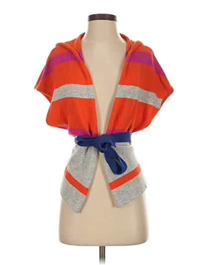 Pre-owned Roxy Cardigan Sweater In Orange