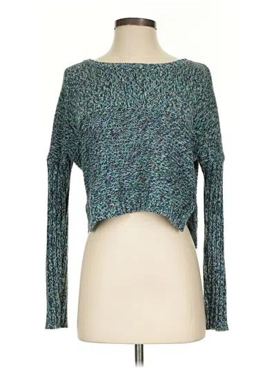 Pre-owned Roxy Cardigan Sweater In Teal