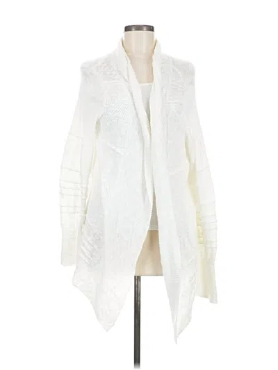 Pre-owned Roxy Cardigan Sweater In White