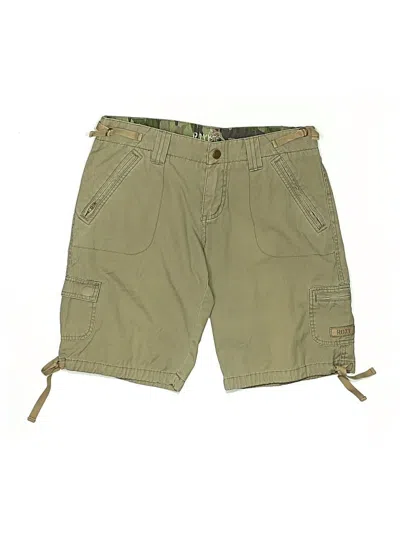 Pre-owned Roxy Cargo Shorts In Green